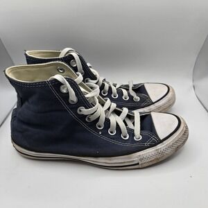 Converse Chuck Taylor All Star NAVY High Top Sneakers - Rare SIZE 6.5